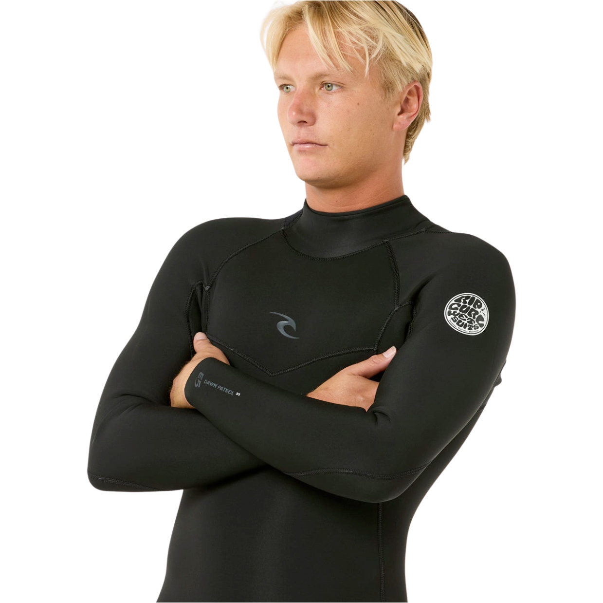 2026 Rip Curl Da Uomo Dawn Patrol 3/2mm Back Zip Muta 16UMFS - Black